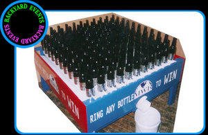 Mega Bottle Ring Toss carnival game rental
